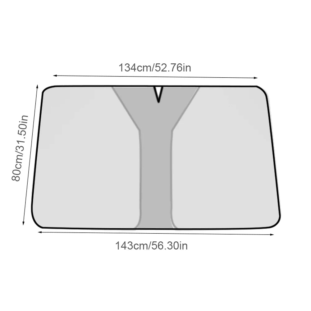 Windshield Sun Visor Foldable Front Window Protection Parasol Anti-infrared Windshield Cover UV Reflective for Sedan SUV Vehicle Oasis Select