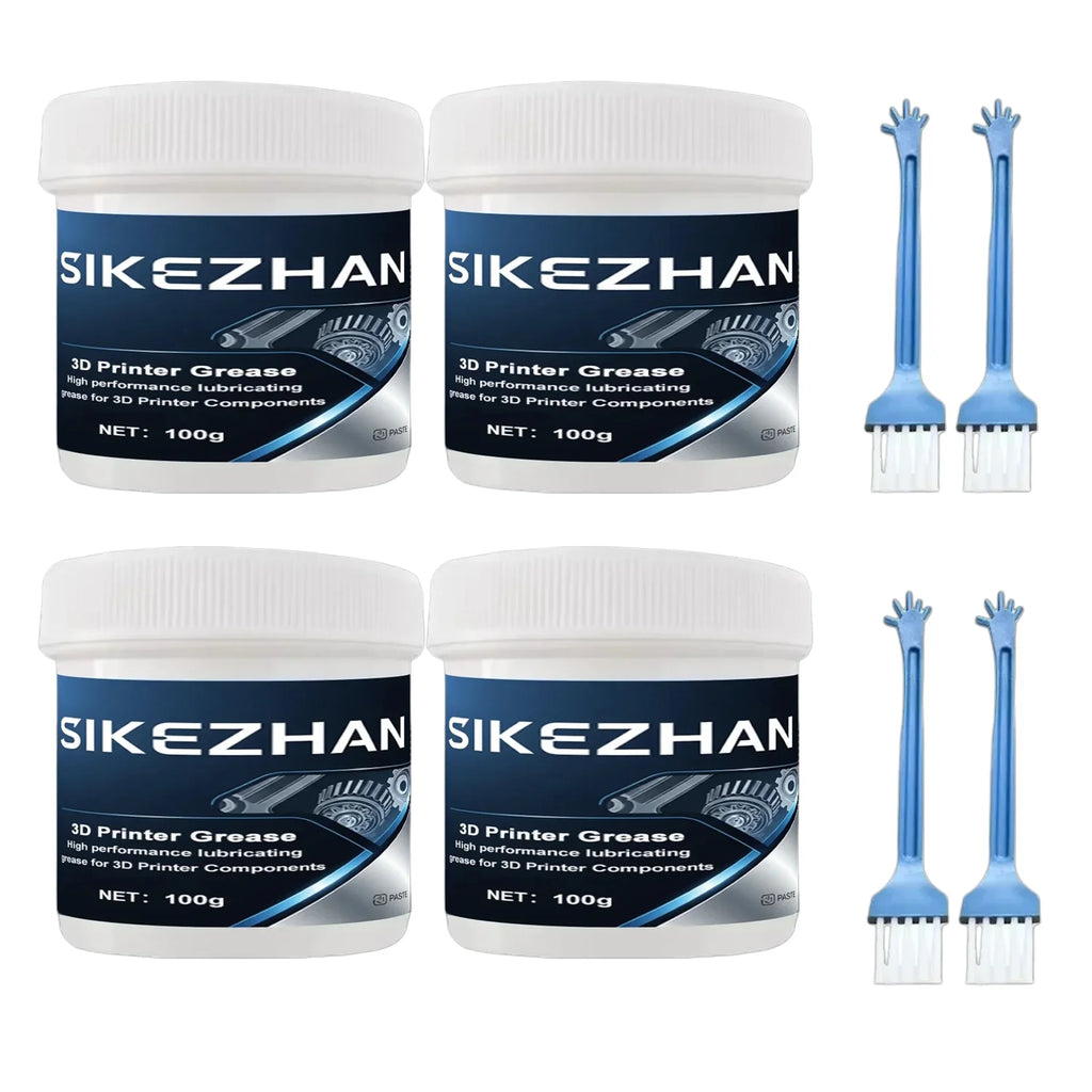 3D Printer Lubricant High-Speed Lithium Grease for Lead Screws Linear Rails Reduce Noise Friction Wear Smooth 3D Print Parts CNC Oasis Select 400g