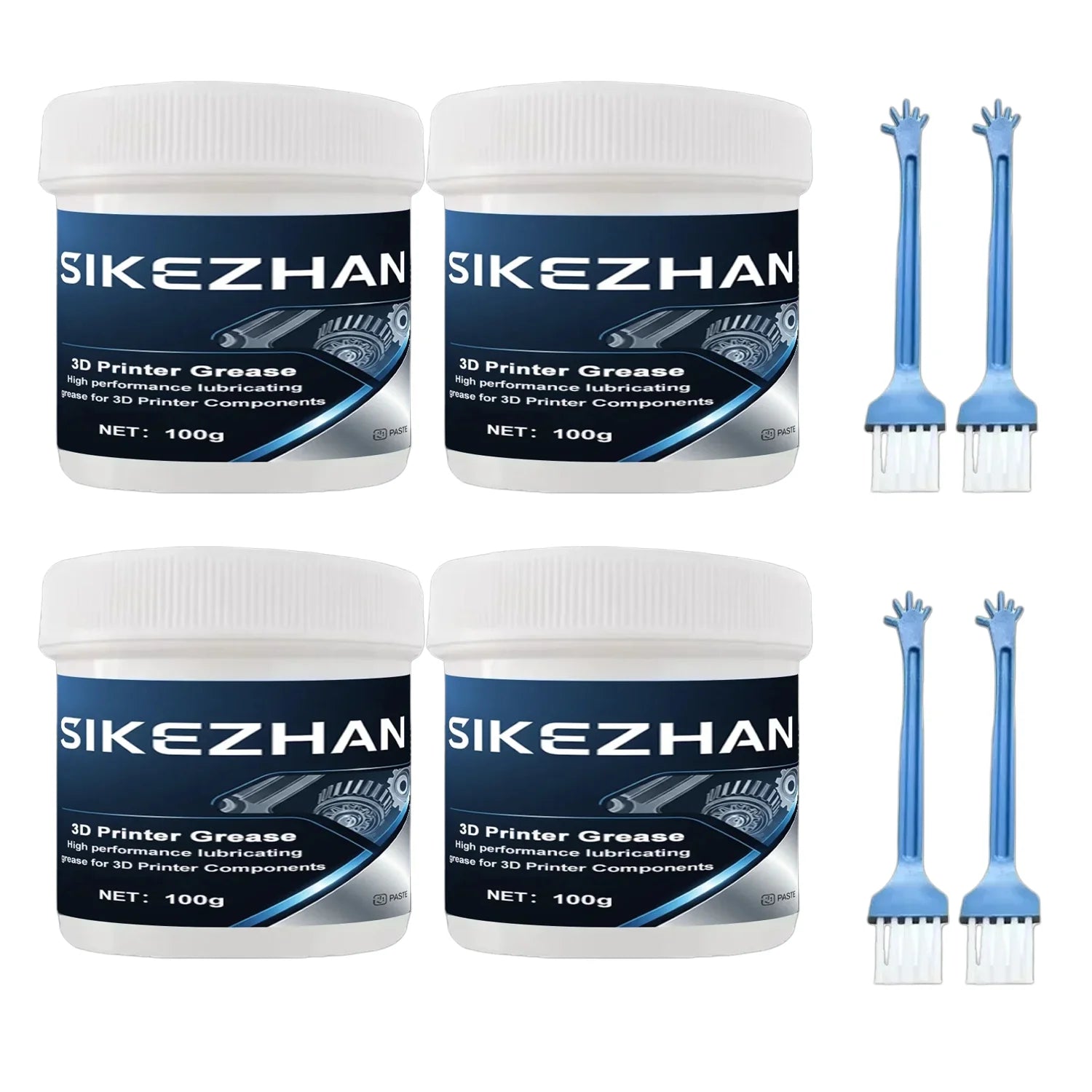 3D Printer Lubricant High-Speed Lithium Grease for Lead Screws Linear Rails Reduce Noise Friction Wear Smooth 3D Print Parts CNC Oasis Select 400g