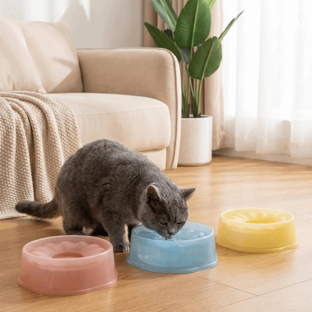 Floating Pet Water Bowl 1600ml – Spill-Proof Anti-Splash Floating Pet Water Bowl Oasis Select