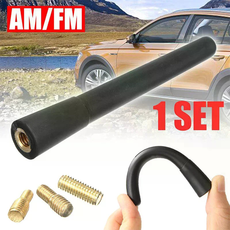 Universal Car Antenna, Small Short Car Aerial, Mini Car Radio Accessories, FM/AM Pure Copper Antenna Radio Oasis Select