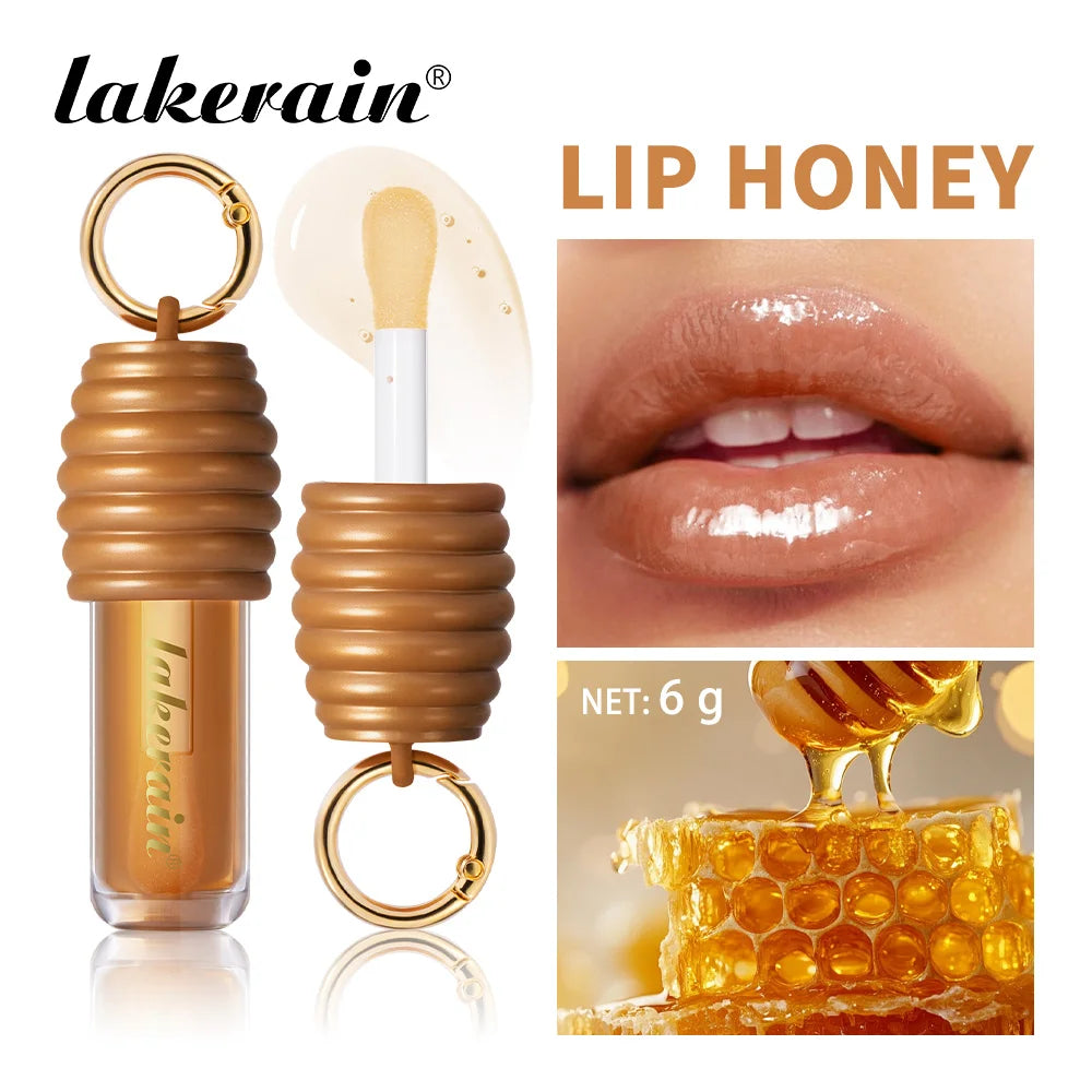 2pcs/set Honey Chocolate Lip Glaze Gloss Long-lasting Moisturizing Lip Oil Enhancing Complexion Reducing Lip Lines Lip Glosses Oasis Select 2 pcs Honey