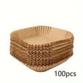 50/100pcs Square Silicone Oil Paper Mini Air Fryer Liner Suitable For Most Air Fryers Non Stick Air Fryer Oasis Select 100pcs