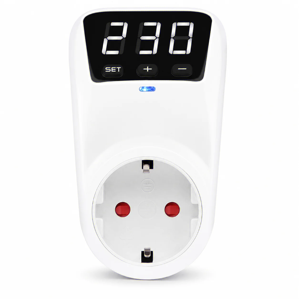 16A 230V EU Standard Automatic Adjustable Voltage Safeguard Socket with Surge Protection for Home Devices Oasis Select