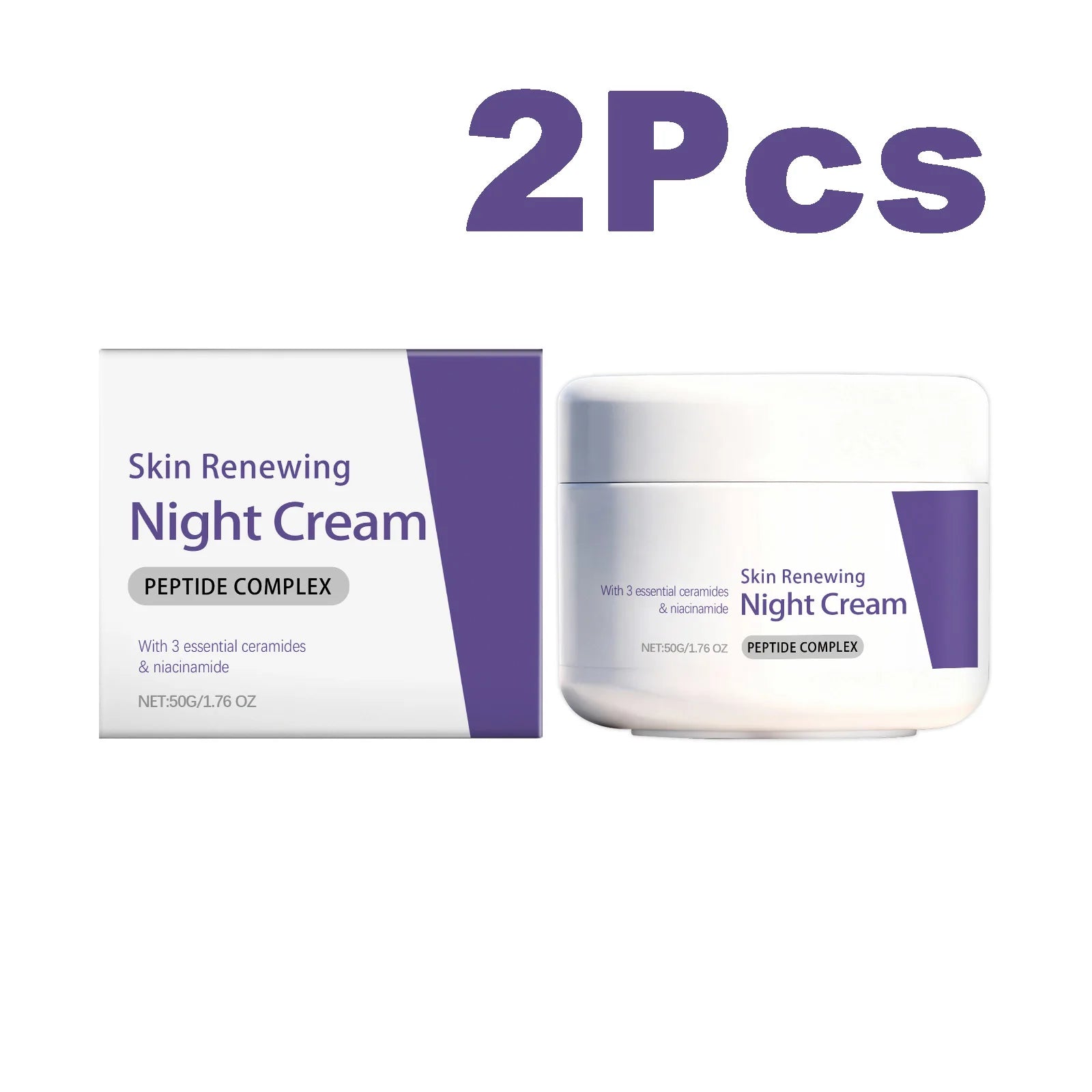OceAura Night Repair Face Cream – Ceramide & Niacinamide Night Face Cream Oasis Select 100g Boxed