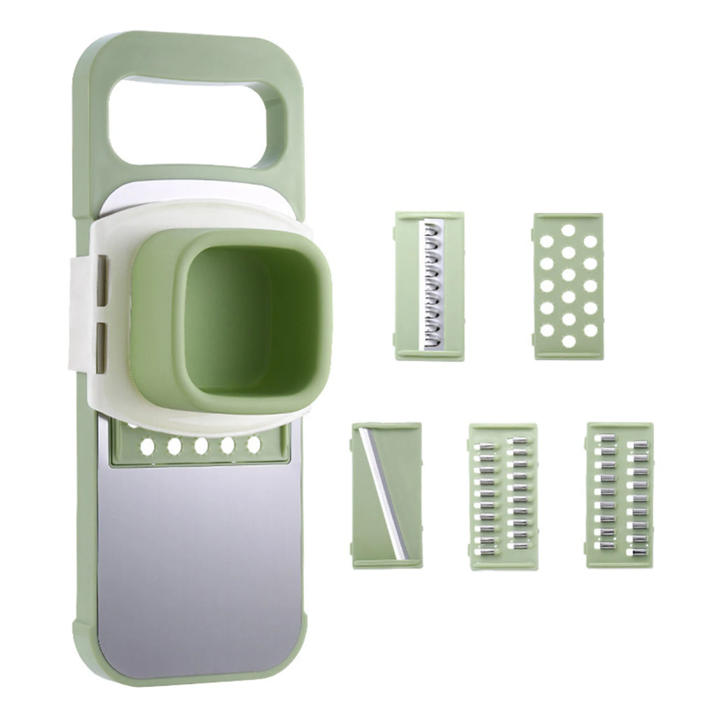 5-in-1 Stainless Steel Vegetable Slicer Chopper & Cutter