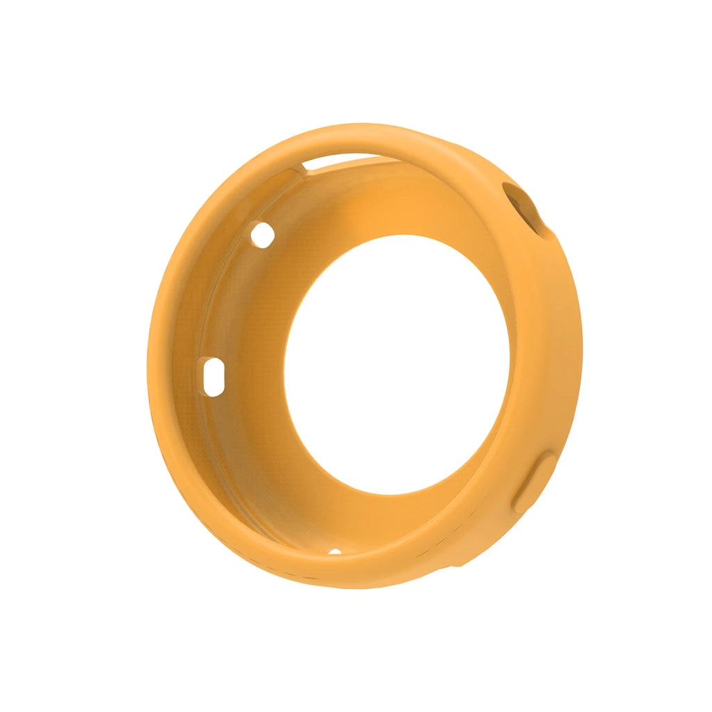 Silicone Case & Strap for Huawei Watch GT4 GT5 41mm | Protective Smartwatch Case & Strap Oasis Select Yellow Case