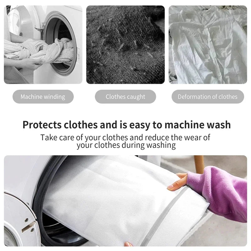 Lead-free Mesh Laundry Bags with Sturdy Zipper for Delicates 3 Durable Laundry Wash Bags Protect Clothes in Washing Machine Oasis Select