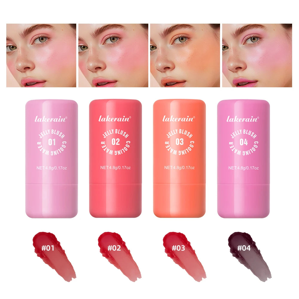 Water Jelly Blush Stick – 4 Shades, Matte & Luminous Finish