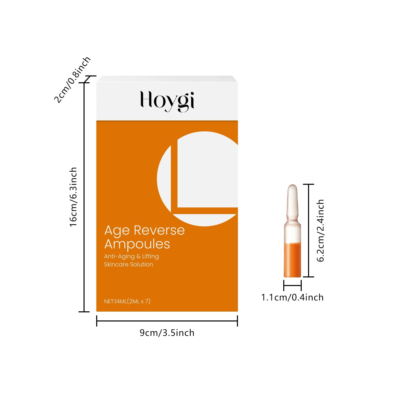 Hoygi Astaxanthin Ampoule Face Serum – Anti-Aging & Brightening Face Serum Ampoule Oasis Select