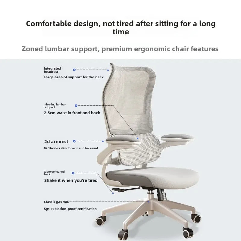 Computer Chair Waist Office Chair Ergonomic Chair Swivel Chair Home Study Chair Desk Chair Backrest Oasis Select