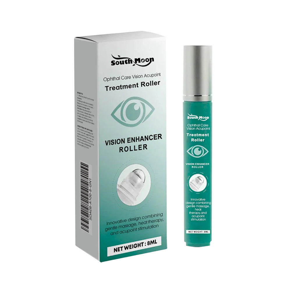 Eye Massage Roller – Acupressure Eye Care & Moisturizing Serum Eye Massage Roller Oasis Select 8ml