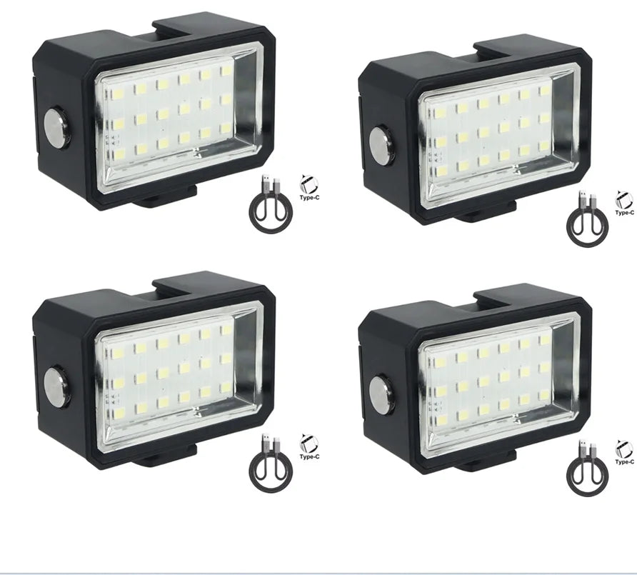 40M Waterproof LED Diving Fill Light | DJI, GoPro & Insta360