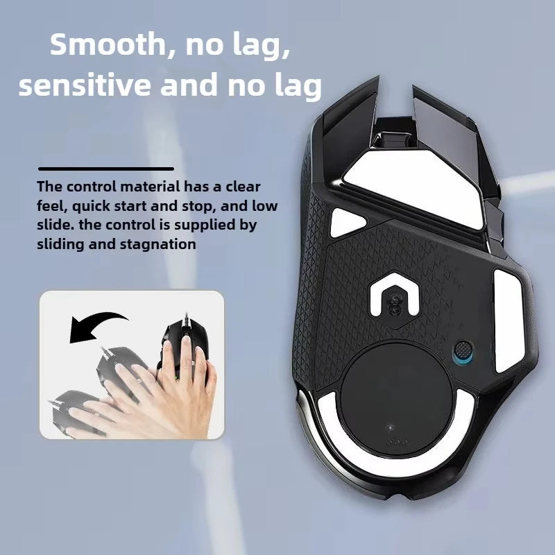 Teflon Mouse Skates for Logitech G502 Hero – 2pcs Black Mouse Skates Oasis Select