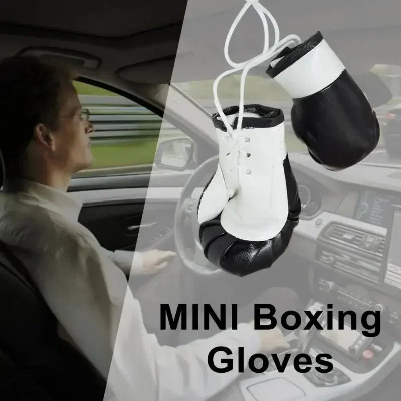 Miniature Boxing Gloves Punching Bag Backpack Hanging Pendant Collectible Souvenir for Party Decorations Oasis Select