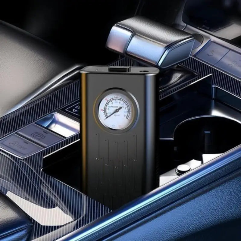 Tire Inflator Portable Air Compressor With Pointer Pressure Gauge Cordless Tire Inflator Air Pump For Car Tires Oasis Select