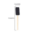 5PCS Foam Paint Brushes, Reusable Sponge Brushes with Wood Handles for Painting, Staining,Sponge Brushes for Varnishes Oasis Select 5pcs