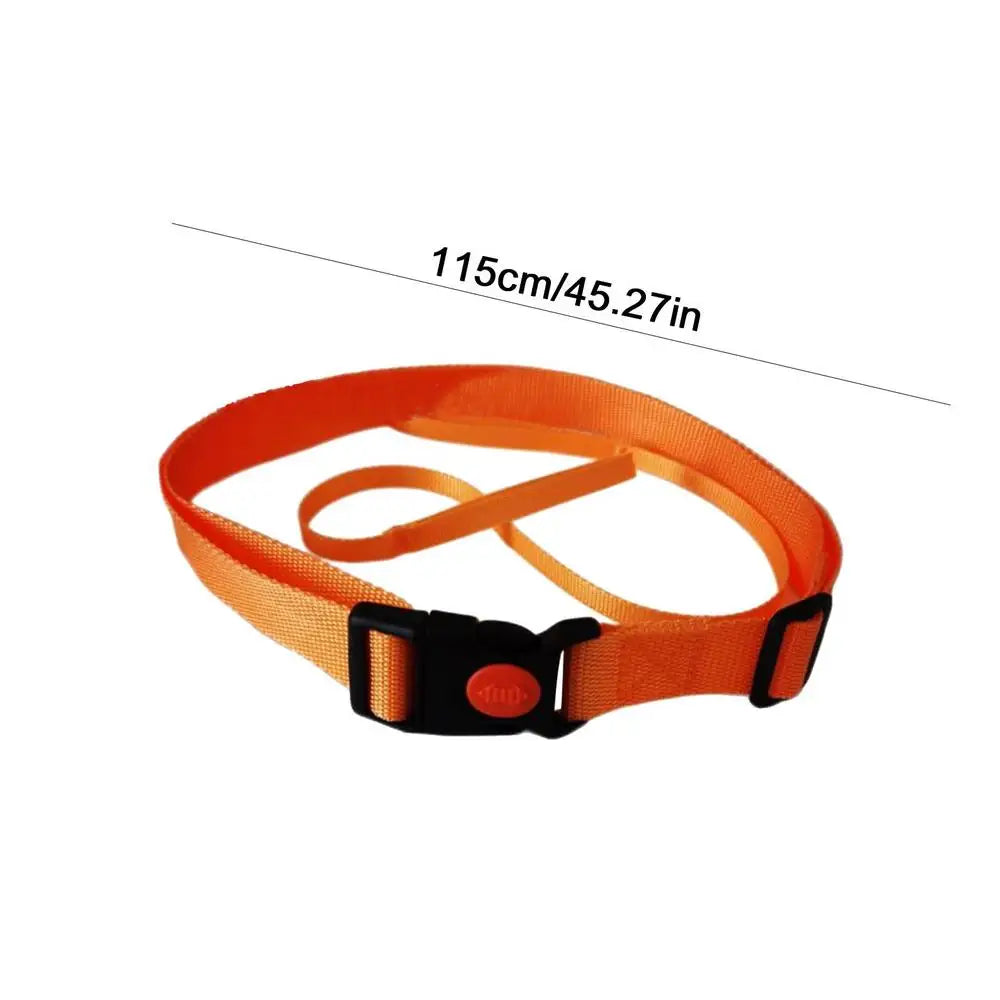 1pc Swim Training Belts Swim Tether Cords Resistance Bands Swim Tether Swimming Belt Strap Swim Resistance Belt Life Ring Straps Oasis Select Orange