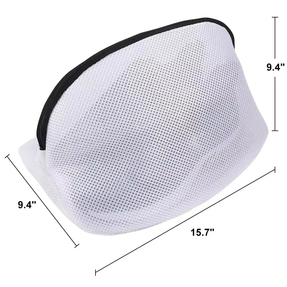 Mesh Laundry Bags with Zipper – Shoe & Delicates Wash Set of 3