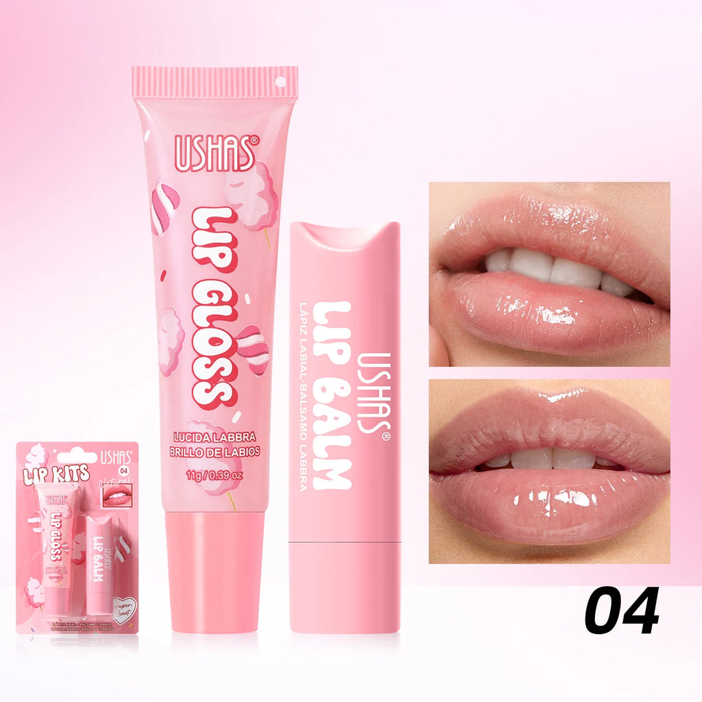 USHAS Lip Balm & Gloss Set – Moisturizing Lip Care Kit