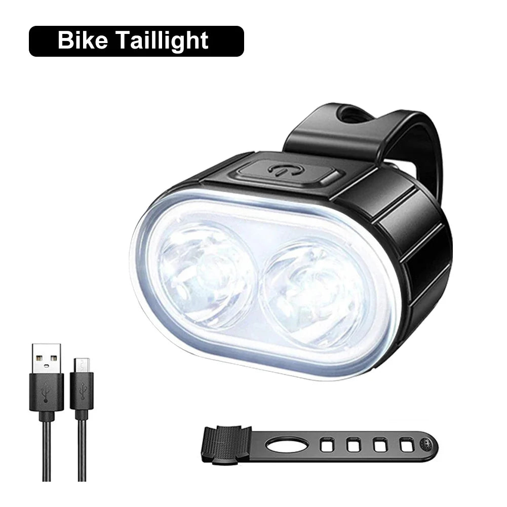 KDULIT Bike Light Set – USB Rechargeable LED Front & Rear Lights