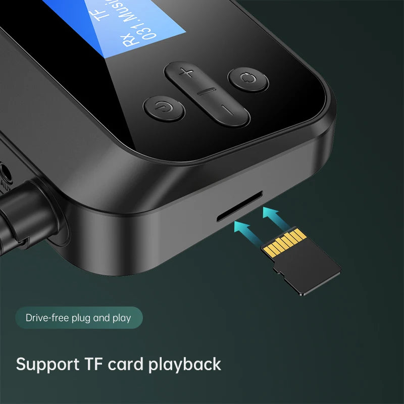 Multi-Function Bluetooth Audio Transmitter Receiver 3.5mm AUX Optical Coaxial Stereo Wireless Adapter DAC Converter For TV PC Oasis Select