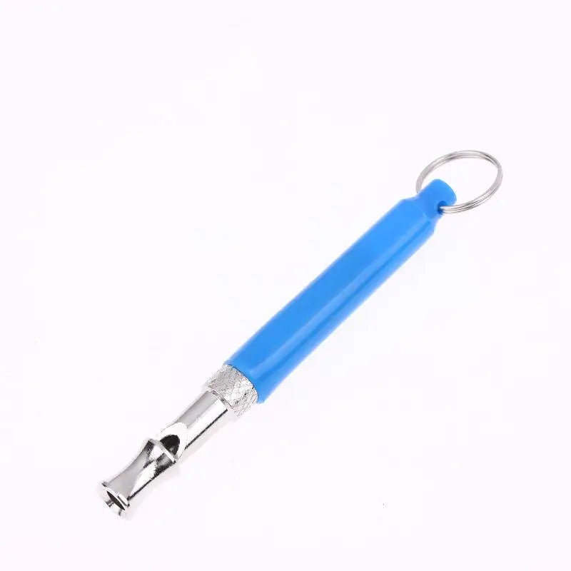 1Pcs Adjustable Ultrasonic Dog Whistle with Cord Silent Barking Control Pet Training Supplies Discipline Flute for Dogs Oasis Select Blue A