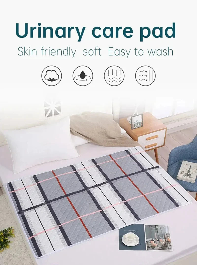 Washable Mattress Urine Mat for Baby Toddlers Cute Cartoon Bed Protector Diaper Bedding Urine Pads Cloth Breathable Oasis Select