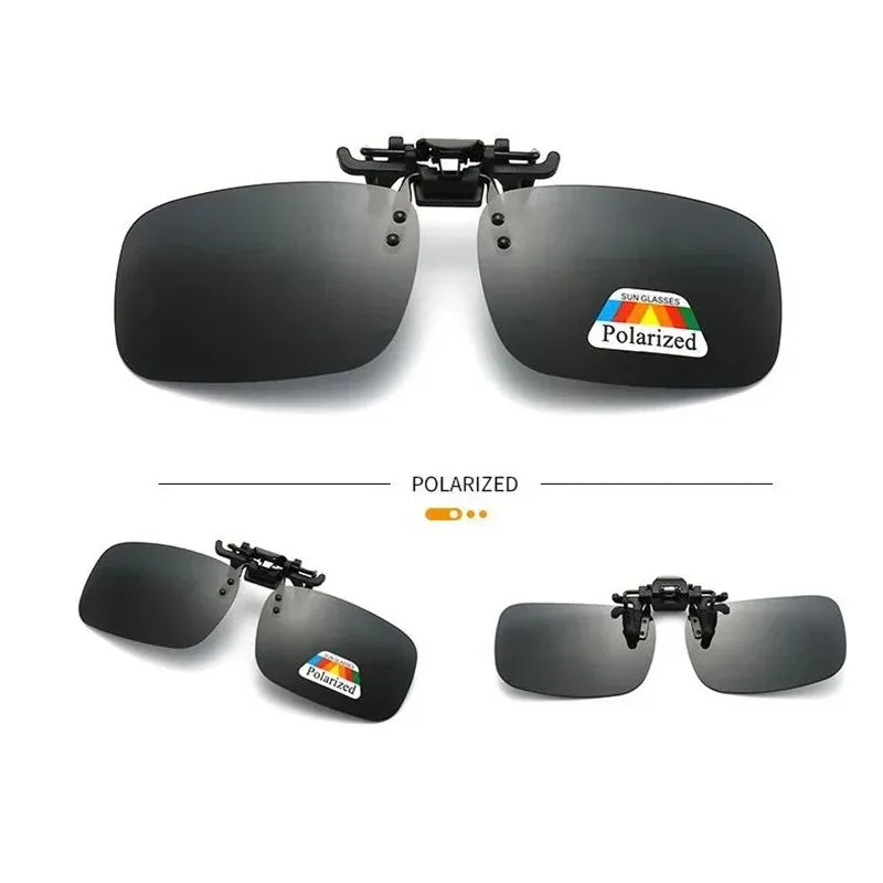 1/2/3/4pcs Polarized Glasses Clip Driving Night Vision Eyeglasses UV400 Outdoor Shades High Definition Sun Glasses Clips Oasis Select