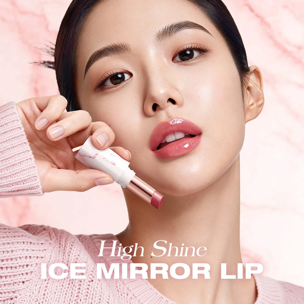O.TWO.O Mirror Ice-Film Lip Glaze | 24H Glossy Lipstick