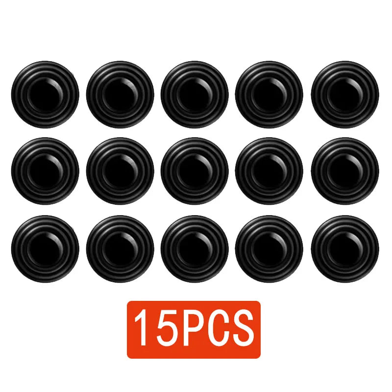 5-30PCs Car Door Pads Shock-Absorbing And Silent Mat Anti-Collision Silicone Door Protector Stickers Buffer Gasket Accessory Oasis Select 15pcs without logo