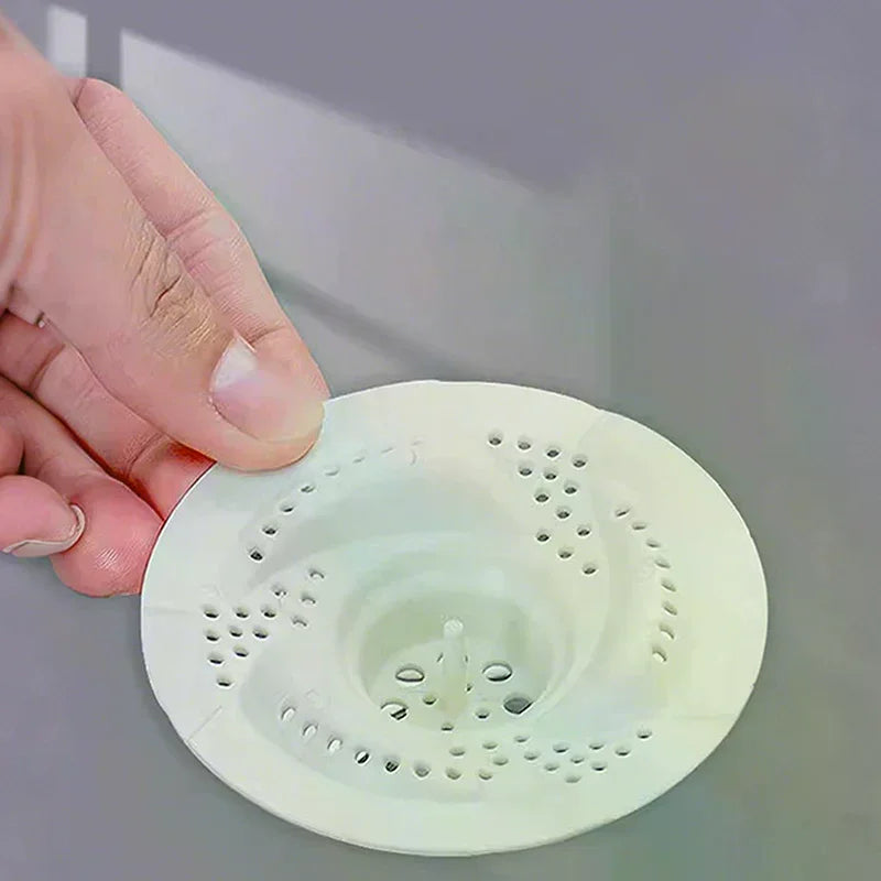 New Household Vortex Floor Drain Filter Bathroom Sewer Hair Filter Toilet Drainage Anti-hair Universal Oasis Select