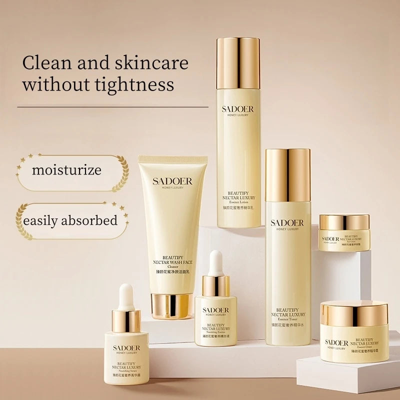 SADOER Flower Nectar 7-Piece Skincare Set | Niacinamide