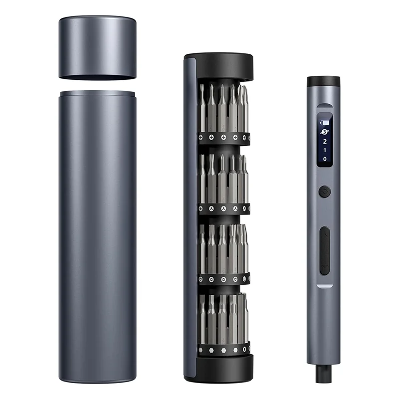 WISH Cordless 62 In 1 Mini Electric Screwdriver Set Complete With 4 LED Lights, 3-Level Torque, For For Laptop/PC Phone/Watch Ca Oasis Select