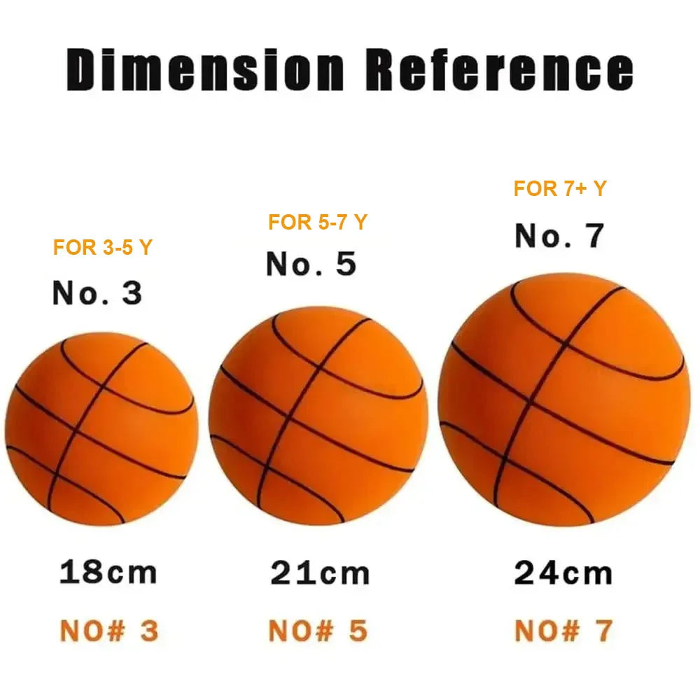 Indoor Silent Basketball Kids Foam Basketball Bouncing No Noise Squeezable Mute Ball Lightweight Sports Ball Oasis Select