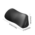 Car Lumbar Support for Driving Seat Ergonomic Soft Back Support Pillow Non-slip Car Back Cushion for Long-Distance Driving Car Oasis Select Black