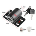 Sliding Door Window Locks With 2 Keys Limiter Child Safety Protection Antitheft Catches Set White Sliver Black Oasis Select Black