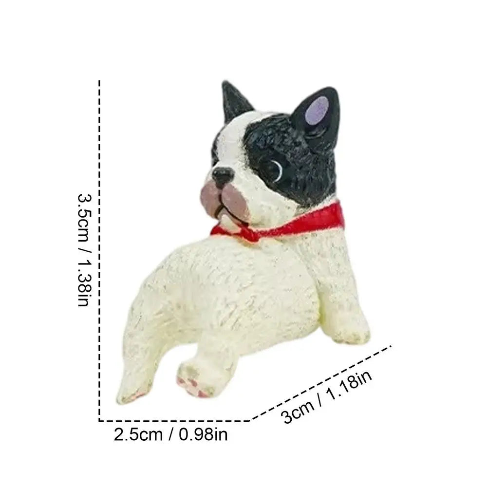 1PC Car Dashboard Decor Cute Dog Figure Screen Figure for Dog Lovers Collectors Gamers Home Office car Interior Decor Oasis Select 01