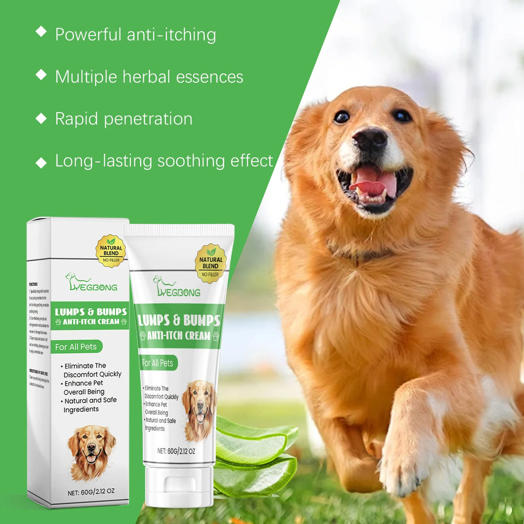 Herbal Pet Skin Care Cream Relieve Itching Long Lasting Moisturizing Make Pet Skin Soft Smooth Gentle Repair Formula Cream 60g Oasis Select