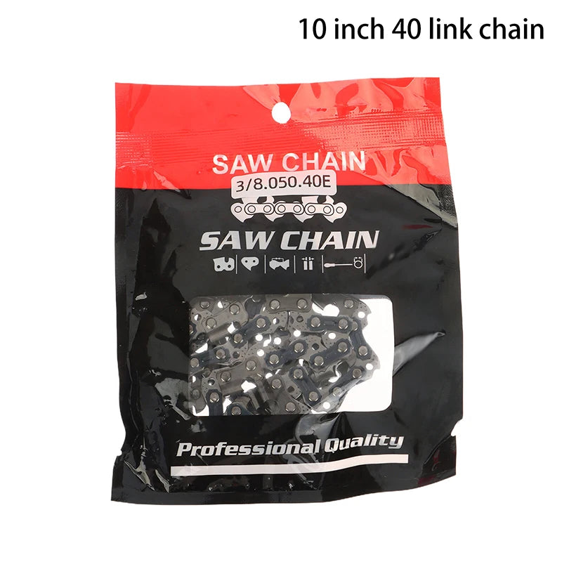 4/6/8/12/14/16 Inch Metal Chainsaw Chain Spare Parts Link Chainsaw Saw Chain Blade For Electric Saw Accessories Wood Cutting Oasis Select 10inch 40link chain