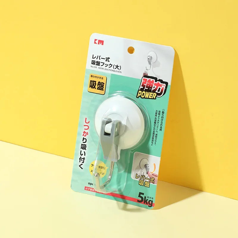Suction Hook Strong Vacuum Power Home Storage Organizer Rack with Unique Style Oasis Select Large size