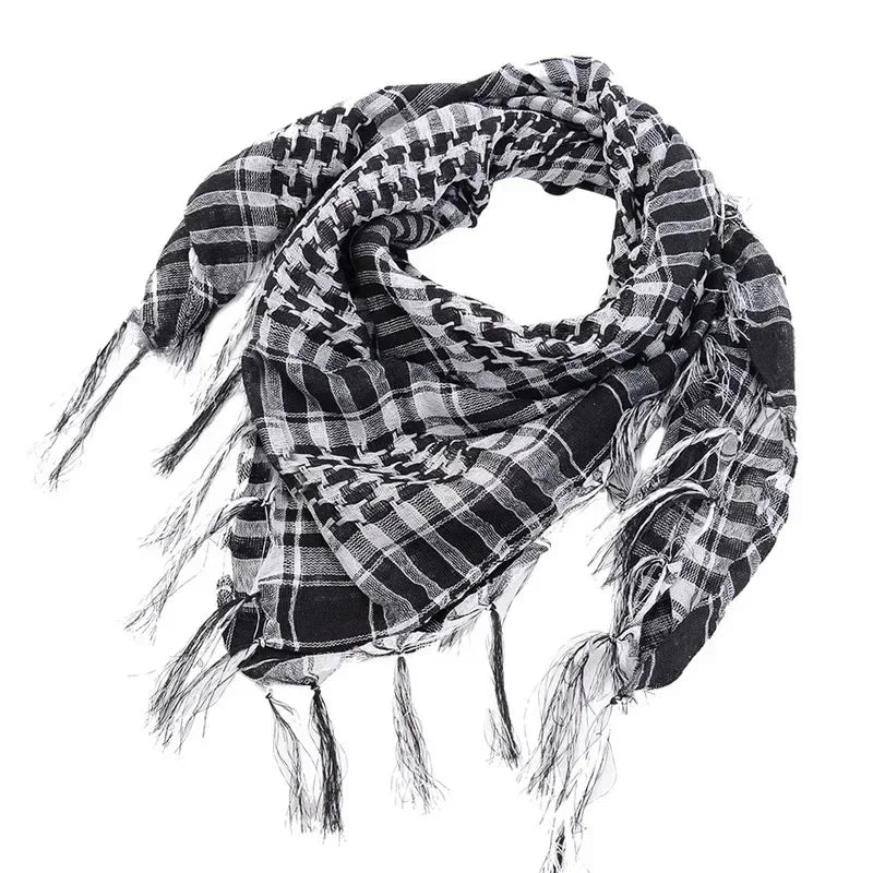 Keffiyeh Tactical Desert Scarf Wrap Shemagh Head Neck Arab Scarf Keffiyeh Scarf Wrap for Men And Women Oasis Select type-1 4pcs
