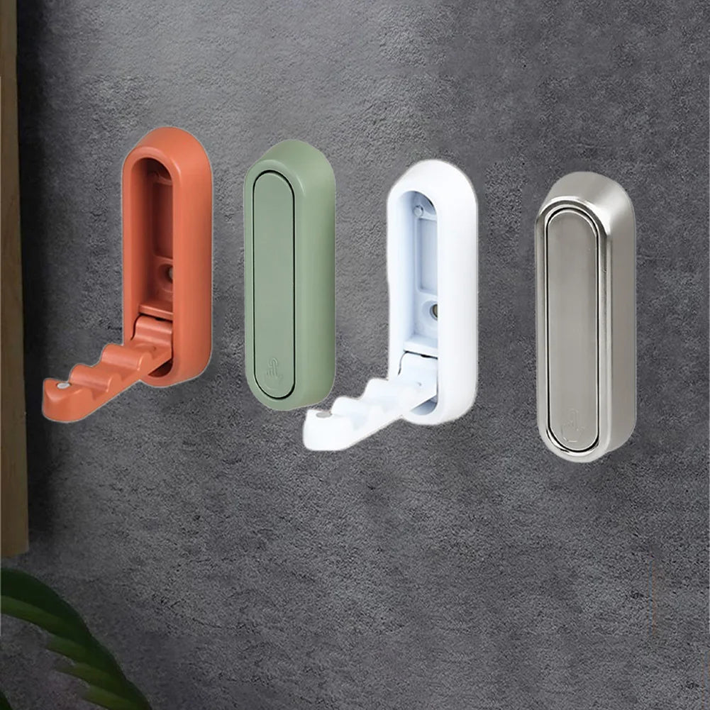 Folding Wall Hooks Bathroom Hooks Clothing Hooks Multi-purpose Use Towel Hanger Bathroom Accessories For Hanging Robes, Towels Oasis Select
