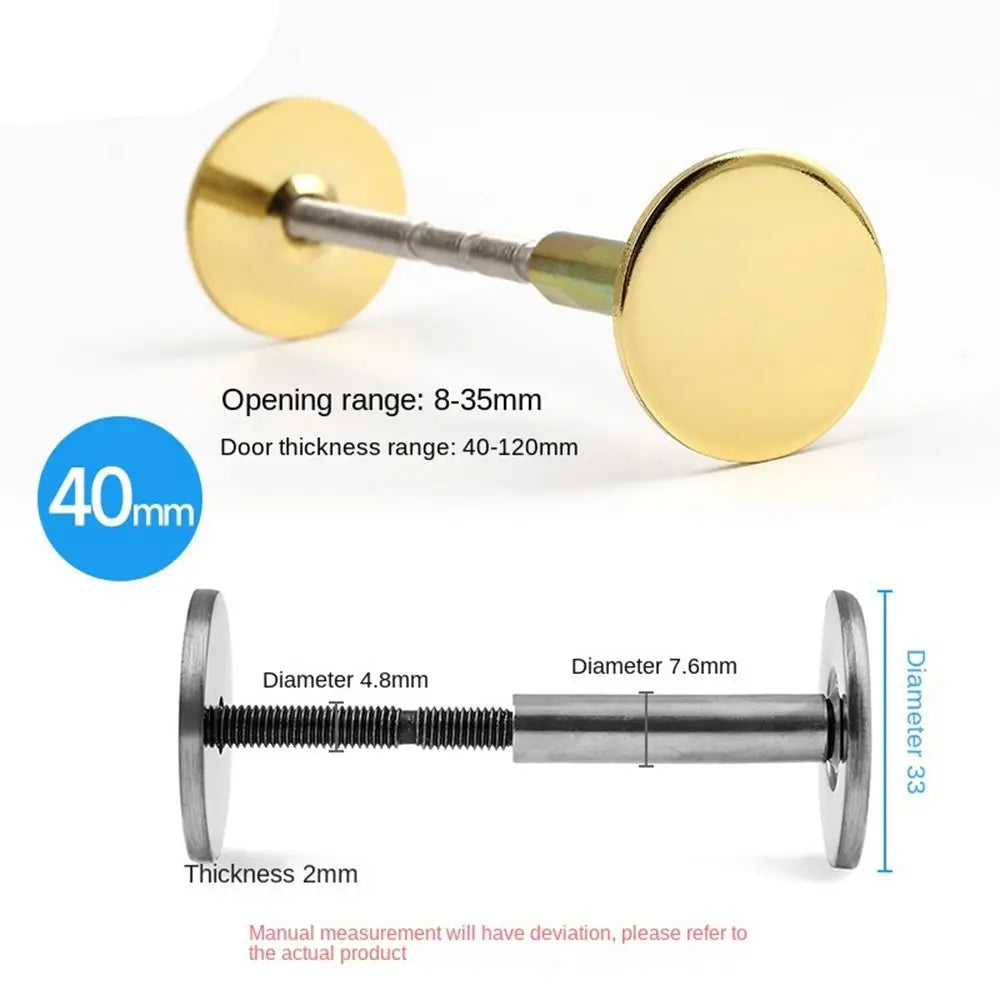 New Galvanized Door Hole Blocker Anti Theft Safety Cat Eye Blocker Multifunctional Decorative Cover Lock Hole Patching Tool Door Oasis Select Style 10