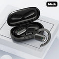 Original X96 TWS Bluetooth Headphones Wireless LED Digital Display Earphones Noise Reduction OWS Headset for all smartphones Oasis Select black