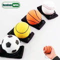 Elastic Hand Swing Ball Wrist Strap PU Elastic Ball Outdoor Exercise Fitness Hand Swing Ball Elastic Ball Children's Rope Toy Oasis Select Random-10PCS