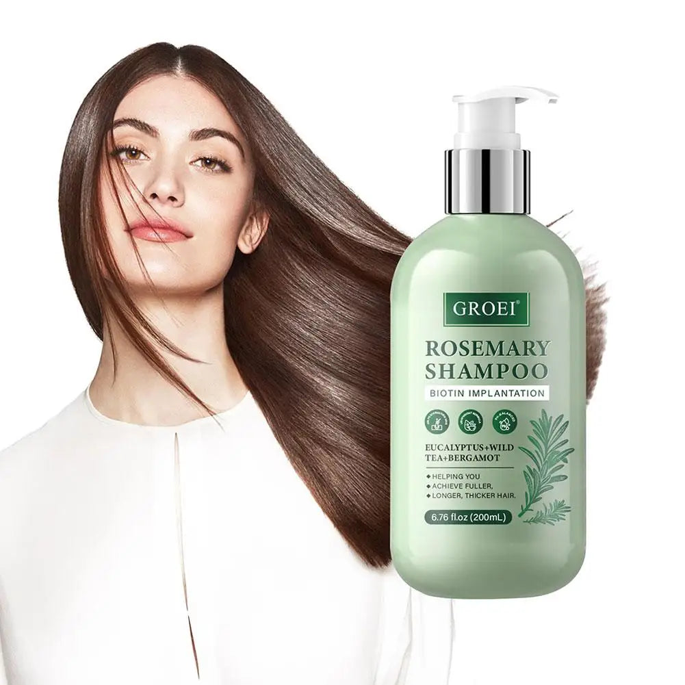 Rosemary Strengthening Shampoo 200ml – All Hair Types, Paraben-Free Strengthening Shampoo Oasis Select