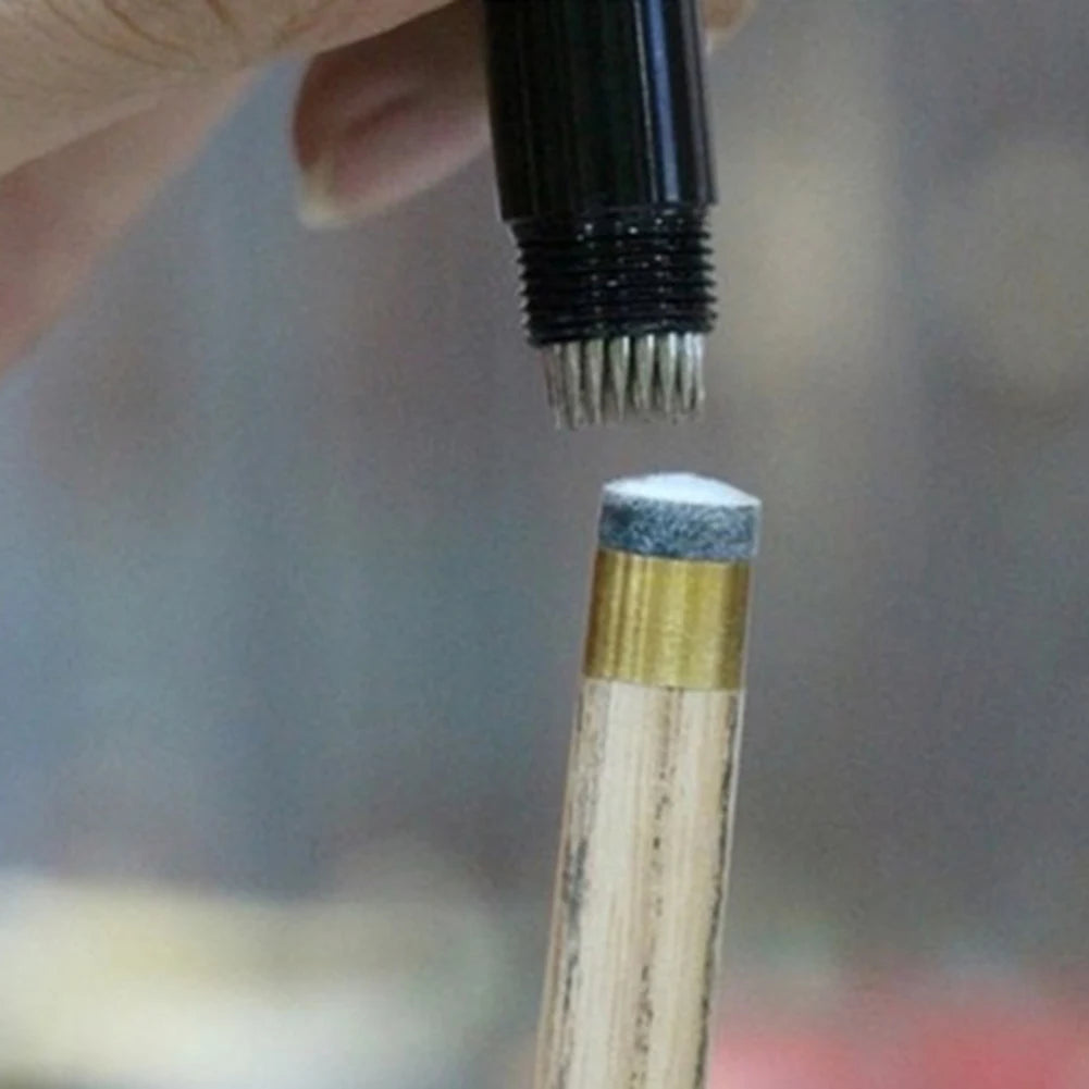 Billiard Cue Stick Tip Tool Snooker Pool Tip Cue Tapper With KeyChain Cue Care Billiard Cue Accessories Shaper/Tapper/Aerator Oasis Select