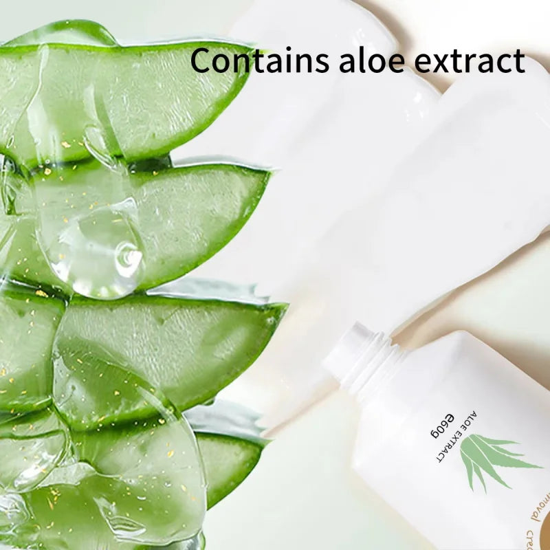 Aloe Vera Hair Removal Cream Gentle Painless Depilation For Armpit Leg Arms Body Mild Non Irritating Hair Remover Men Women 60g Oasis Select