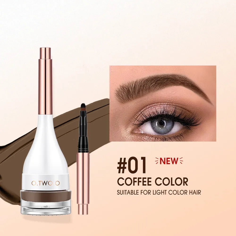 O.TWO.O Waterproof Eyebrow Pomade Gel – Smudge-Proof Brow Tint